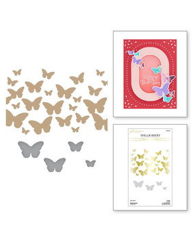 Spellbinders Stylish Ovals Fluttering By Glimmer Hot Foil Plate & Die Set (GLP-376) Spellbinders Stylish Ovals Fluttering By Glimmer Hot Foil Plate & Die Set (GLP-376)