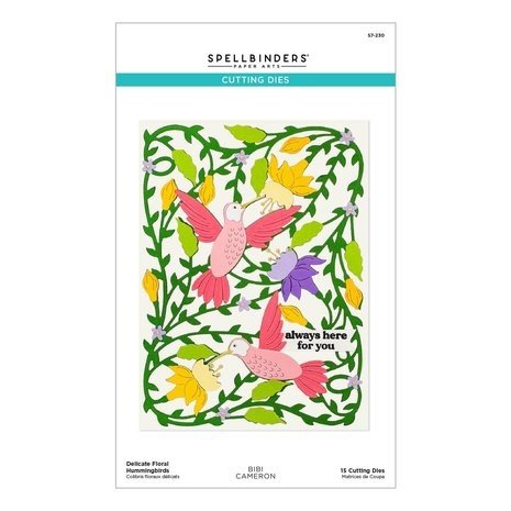 Spellbinders Bibi's Hummingbirds Delicate Floral Hummingbirds Dies (S7-230) Spellbinders Bibi's Hummingbirds Delicate Floral Hummingbirds Dies (S7-230)