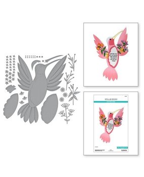 Spellbinders Bibi's Hummingbirds Hummingbird Card Creator Dies (S7-231)