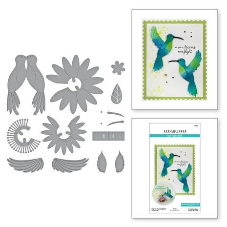 Spellbinders Bibi's Hummingbirds Pop-Up Hummingbird Dies (S5-561) Spellbinders Bibi's Hummingbirds Pop-Up Hummingbird Dies (S5-561)