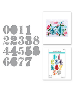 Spellbinders Stitched Numbers Dies (S7-234)