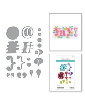 Spellbinders Stitched Punctuation and Symbols Dies (S5-577)