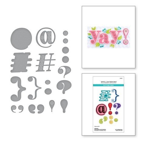 Spellbinders Stitched Punctuation and Symbols Dies (S5-577)