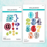 Spellbinders Stitched Numbers & More Die Bundle (BD-0738)