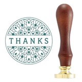 Spellbinders Thanks Mandala Wax Seal Stamp (WS-006)