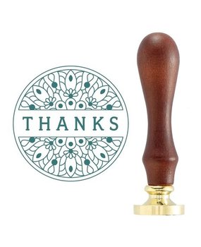 Spellbinders Thanks Mandala Wax Seal Stamp (WS-006) Spellbinders Thanks Mandala Wax Seal Stamp (WS-006)