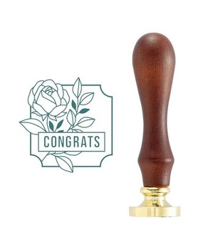 Spellbinders Framed Congrats Wax Seal Stamp (WS-010)