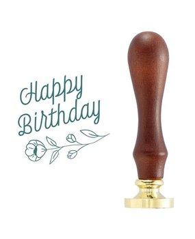 Spellbinders Sweet Happy Birthday Wax Seal Stamp (WS-016)