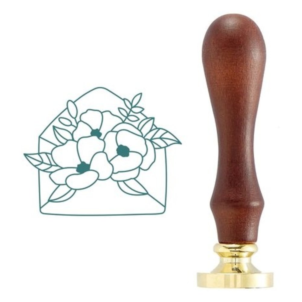 Spellbinders Sending Flowers Wax Seal Stamp (WS-023) Spellbinders Sending Flowers Wax Seal Stamp (WS-023)