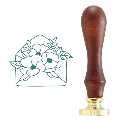 Spellbinders Sending Flowers Wax Seal Stamp (WS-023) Spellbinders Sending Flowers Wax Seal Stamp (WS-023)