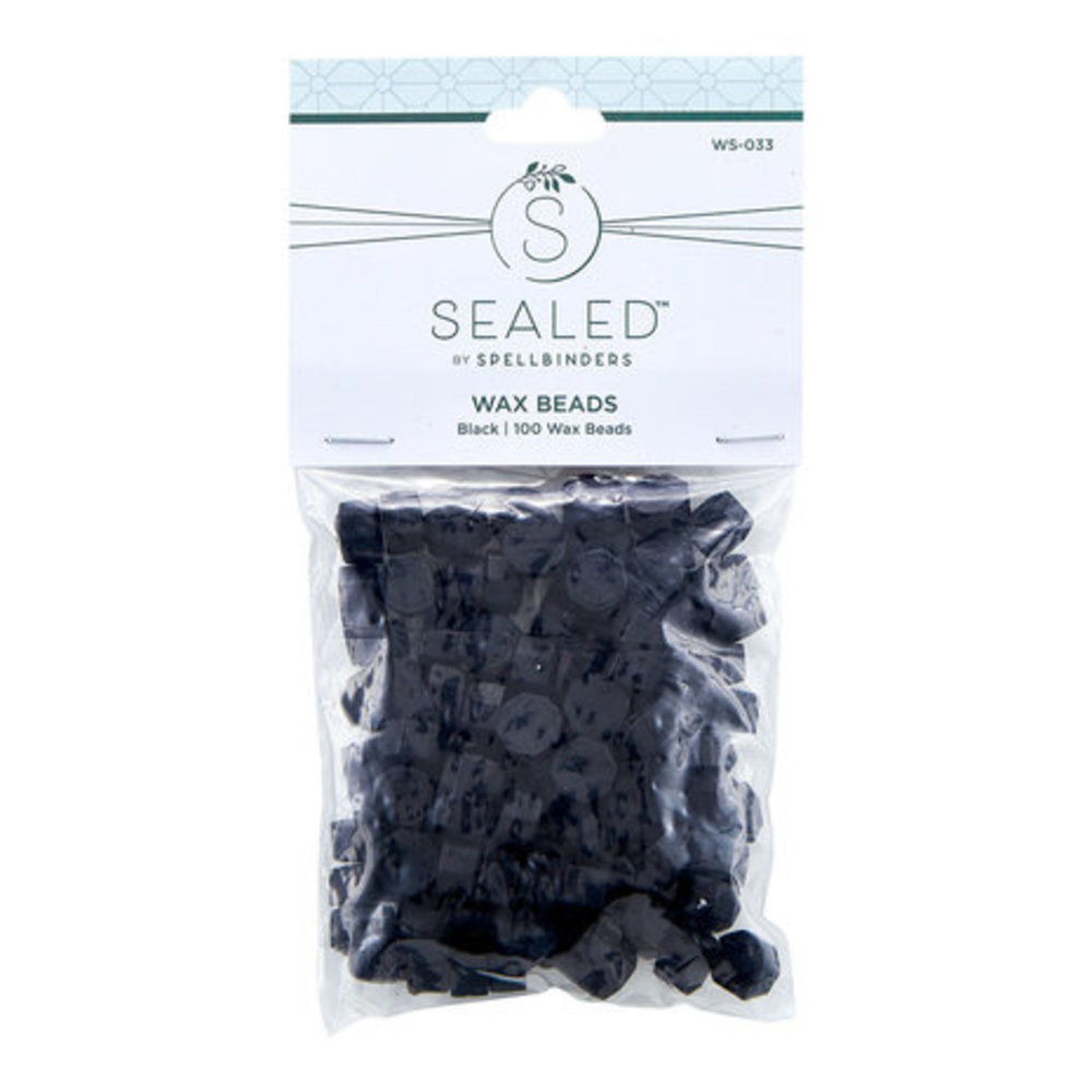 Spellbinders Black Wax Beads (WS-033)