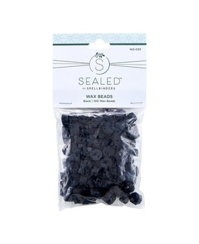 Spellbinders Black Wax Beads (WS-033)