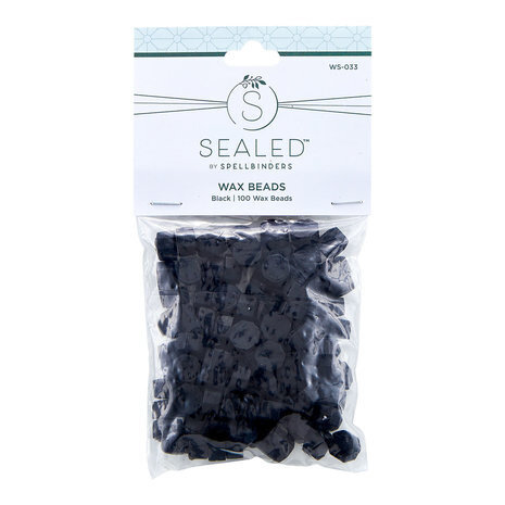 Spellbinders Black Wax Beads (WS-033)