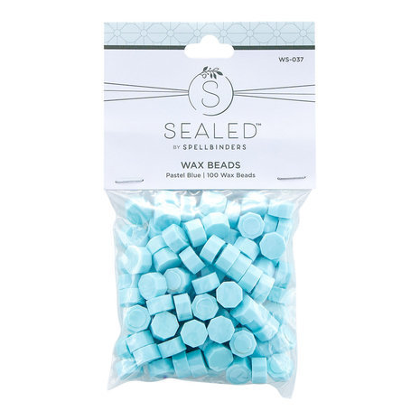Spellbinders Pastel Blue Wax Beads (WS-037)