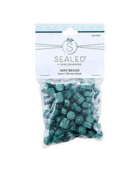Spellbinders Green Wax Beads (WS-043)