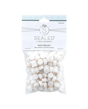 Spellbinders Pearl White Wax Beads (WS-044) Spellbinders Pearl White Wax Beads (WS-044)