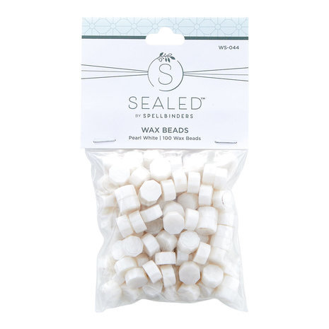 Spellbinders Pearl White Wax Beads (WS-044) Spellbinders Pearl White Wax Beads (WS-044)