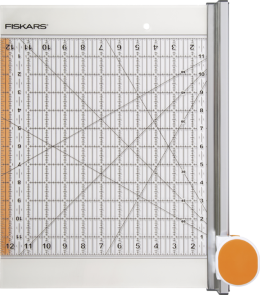 Fiskars Rotary Cutter & Ruler Combo 12x12 Inch Ø45mm (1016264) Fiskars Rotary Cutter & Ruler Combo 12x12 Inch Ø45mm (1016264)