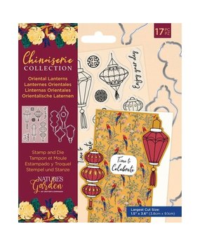 Crafter's Companion Chinoiserie Collection Oriental Lanterns Stamp & Die (NG-CHI-STD-ORLA) Crafter's Companion Chinoiserie Collection Oriental Lanterns Stamp & Die (NG-CHI-STD-ORLA)