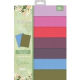 Crafter's Companion Wildflower A4 Luxury Linen Card Pack (NG-WILD-LINEN-A4)