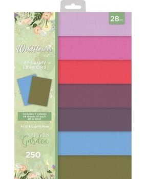 Crafter's Companion Wildflower A4 Luxury Linen Card Pack (NG-WILD-LINEN-A4) Crafter's Companion Wildflower A4 Luxury Linen Card Pack (NG-WILD-LINEN-A4)