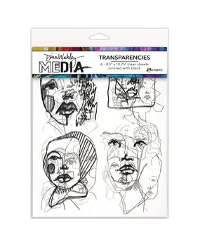Dina Wakley MEdia Transparencies Abstract Portraits Set 2 (MDA82040) Dina Wakley MEdia Transparencies Abstract Portraits Set 2 (MDA82040)