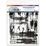 Dina Wakley MEdia Transparencies Frames & Figures Set 2 (MDA82057)