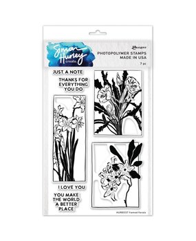 Simon Hurley Create Framed Florals Clear Stamps (HUR83337) Simon Hurley Create Framed Florals Clear Stamps (HUR83337)