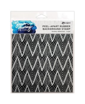 Simon Hurley Create Funky Chevron Cling Stamps (HUR82514) Simon Hurley Create Funky Chevron Cling Stamps (HUR82514)