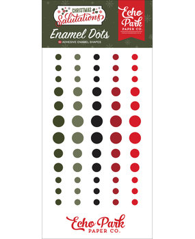 Echo Park Salutations Christmas Enamel Dots (SAC255028)* Echo Park Salutations Christmas Enamel Dots (SAC255028)*
