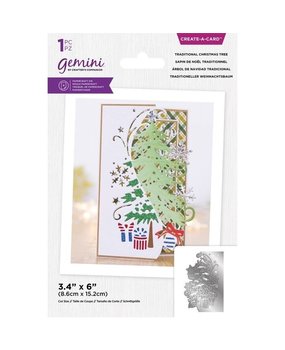 Gemini Christmas Scene Edge Traditional Christmas Tree Create-a-Card Dies (GEM-MD-CAD-TRCT)