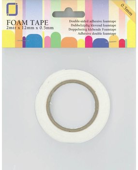 JEJE Produkt Foam Tape 2 m x 12 mm x 0,5 mm (3.3005) JEJE Produkt Foam Tape 2 m x 12 mm x 0,5 mm (3.3005)