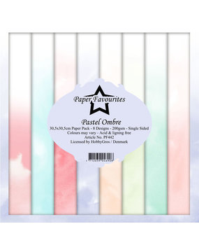 Paper Favourites Pastel Ombre 12x12 Inch Paper Pack (PF442)