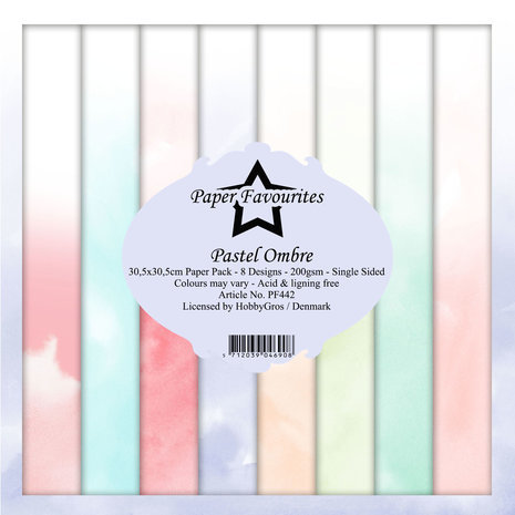 Paper Favourites Pastel Ombre 12x12 Inch Paper Pack (PF442)
