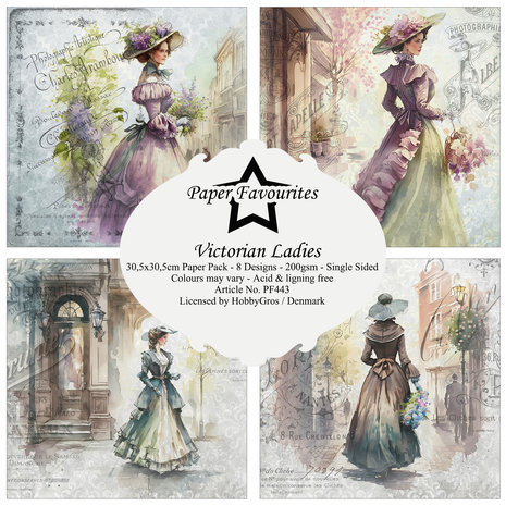 Paper Favourites Victorian Ladies 12x12 Inch Paper Pack (PF443)