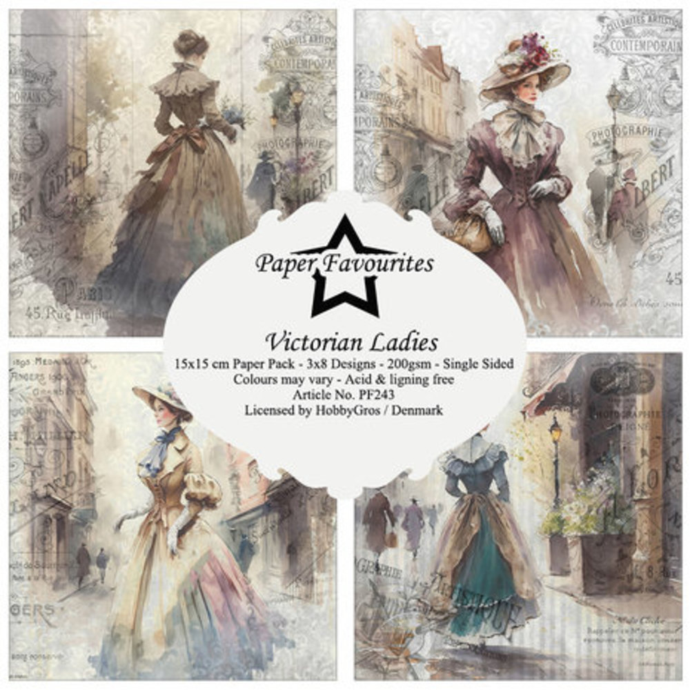 Paper Favourites Victorian Ladies 6x6 Inch Paper Pack (PF243)