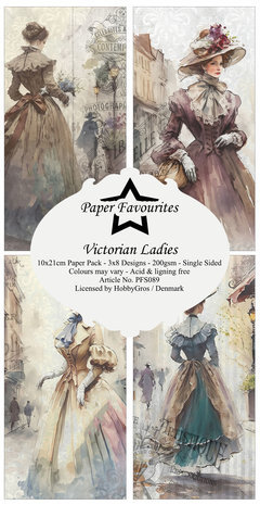 Paper Favourites Victorian Ladies Slimline Paper Pack (PFS089) Paper Favourites Victorian Ladies Slimline Paper Pack (PFS089)