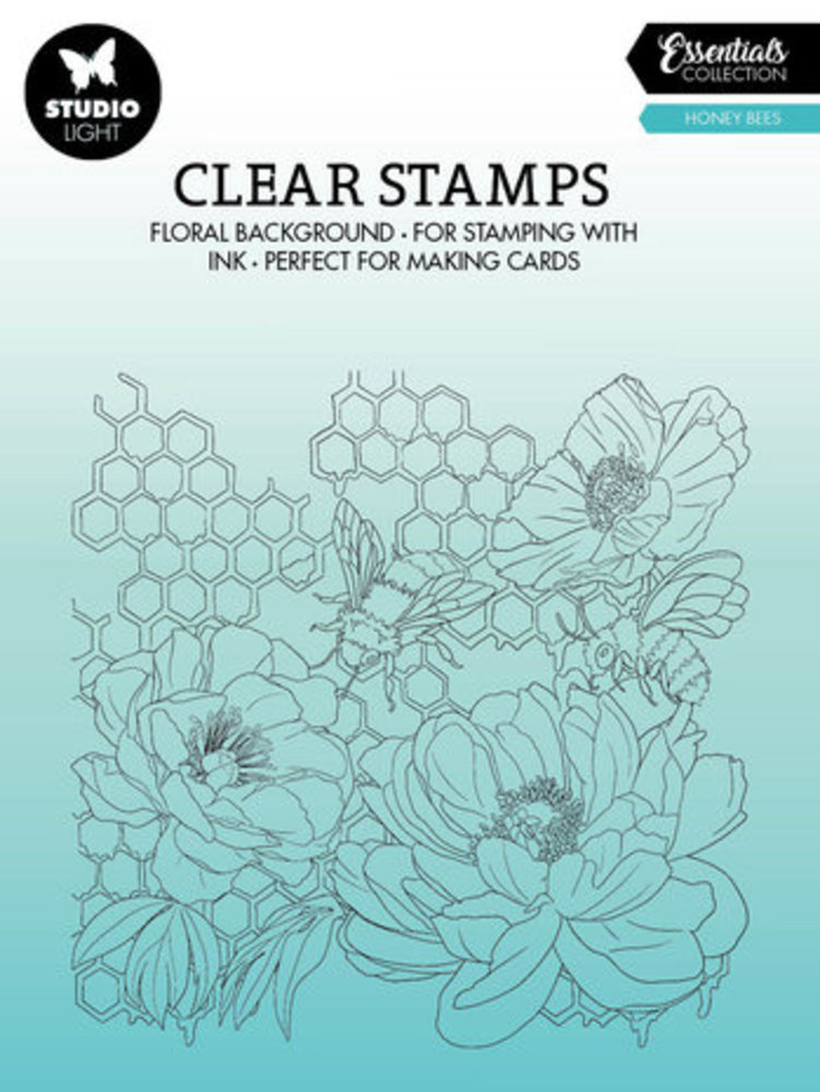Studio Light Essentials Clear Stamp Honey Bees (SL-ES-STAMP425)