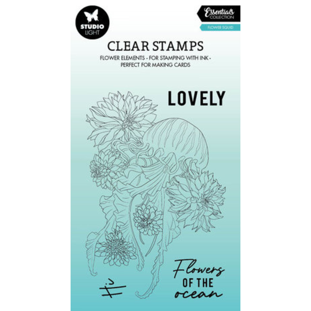 Studio Light Essentials Clear Stamp Flower Squid (SL-ES-STAMP429 ...