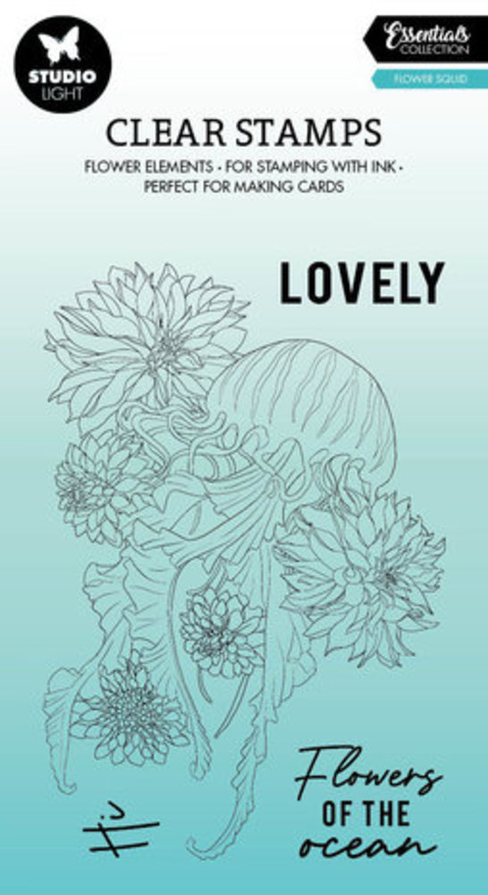 Studio Light Essentials Clear Stamp Flower Squid (SL-ES-STAMP429) Studio Light Essentials Clear Stamp Flower Squid (SL-ES-STAMP429)
