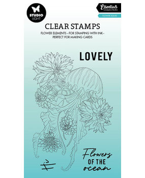 Studio Light Essentials Clear Stamp Flower Squid (SL-ES-STAMP429)* Studio Light Essentials Clear Stamp Flower Squid (SL-ES-STAMP429)*
