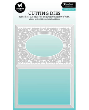 Studio Light Essentials Snijmal Floral Border Card (SL-ES-CD518) Studio Light Essentials Snijmal Floral Border Card (SL-ES-CD518)