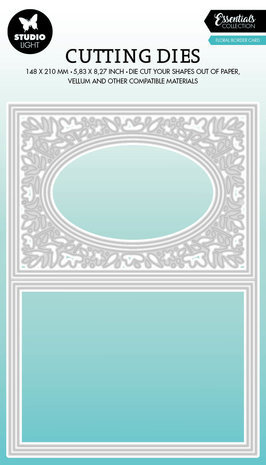 Studio Light Essentials Snijmal Floral Border Card (SL-ES-CD518) Studio Light Essentials Snijmal Floral Border Card (SL-ES-CD518)