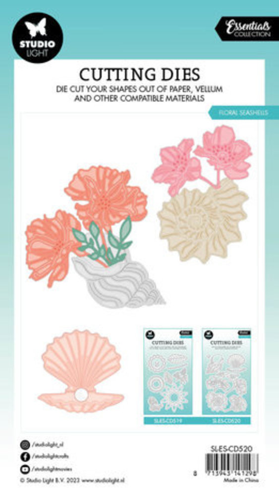 Studio Light Essentials Snijmal Flower Seashells (SL-ES-CD520) Studio Light Essentials Snijmal Flower Seashells (SL-ES-CD520)