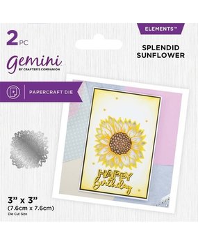 Gemini Statement Cut-in Cut-Out Splendid Sunflower Elements Dies (GEM-MD-ELE-SSUN)