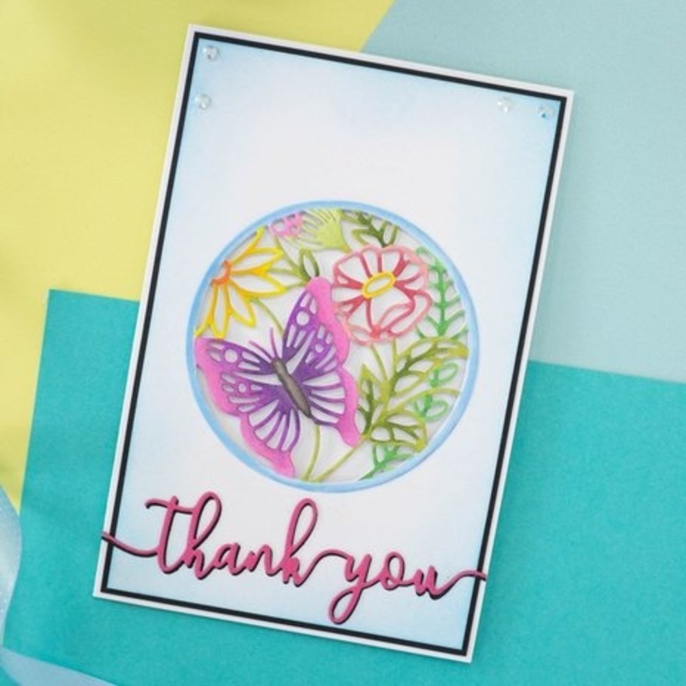 Gemini Statement Cut-in Cut-Out Butterfly Meadow Elements Dies (GEM-MD-ELE-BUTME)