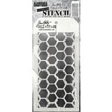 Stampers Anonymous Tim Holtz Brush Hex Layering Stencil (THS166)