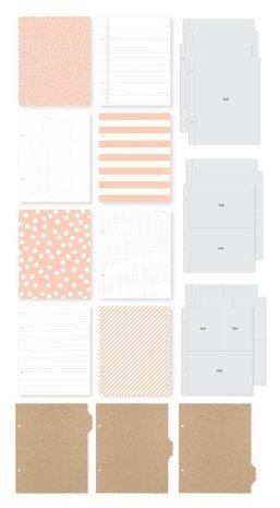 Simple Stories SN@P! Binder 6x8 Inch Blush (10731) Simple Stories SN@P! Binder 6x8 Inch Blush (10731)