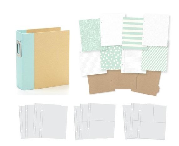 Simple Stories SN@P! Binder 6x8 Inch Robin's Egg (10734) Simple Stories SN@P! Binder 6x8 Inch Robin's Egg (10734)