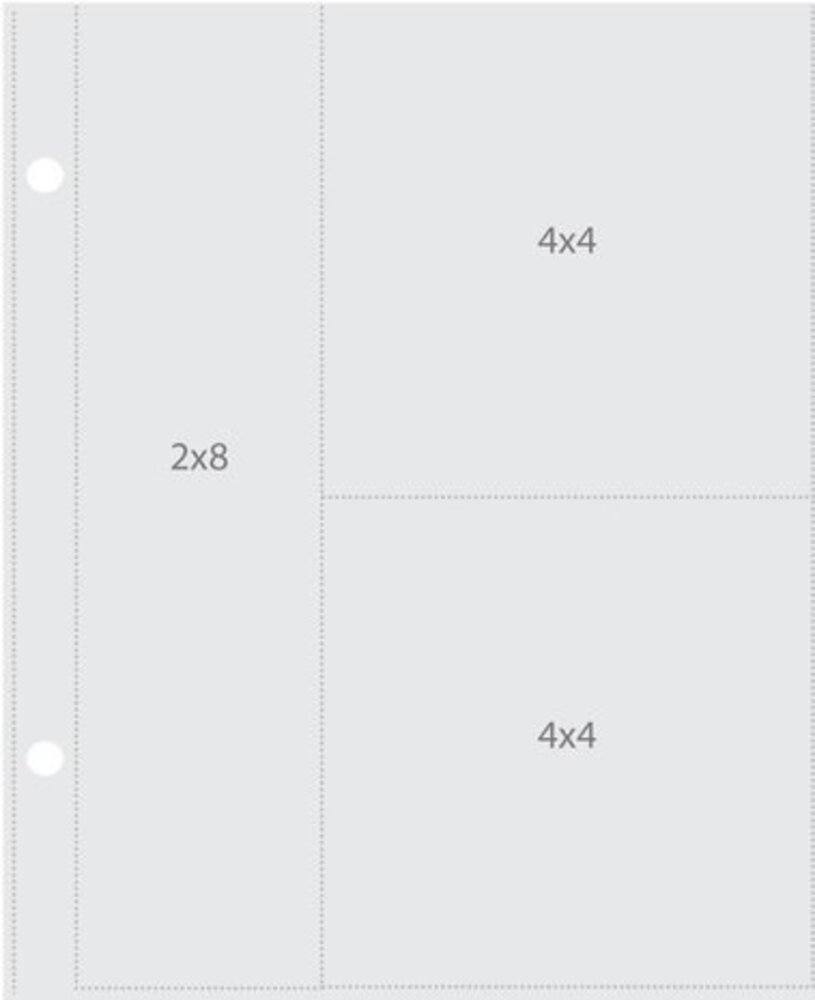 Simple Stories SN@P! Pocket Page Refills 4x4/2x8 Inch (2006)